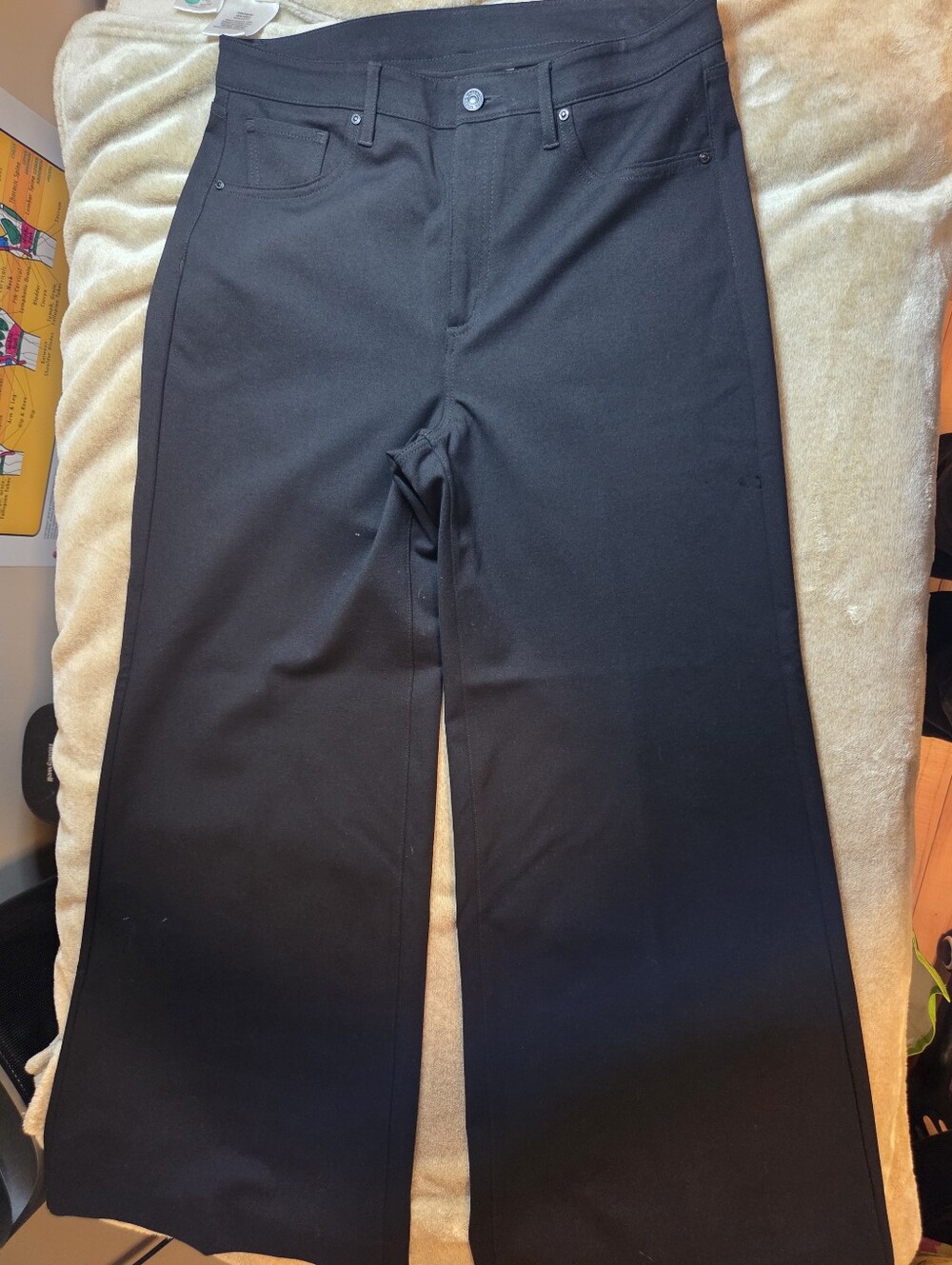 Women's Chico's Wide Leg Black Pants